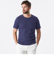 ランダムワッフルストライプカットソー