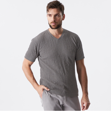 ワッシャーストレッチカットソー