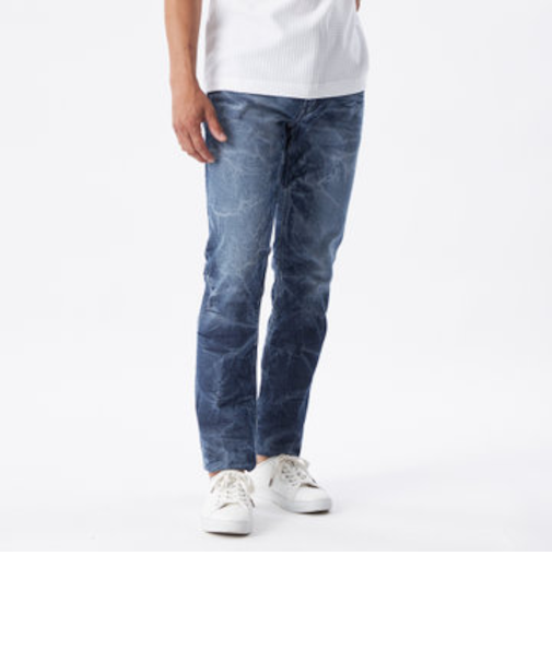 リンクルストレッチデニムパンツ