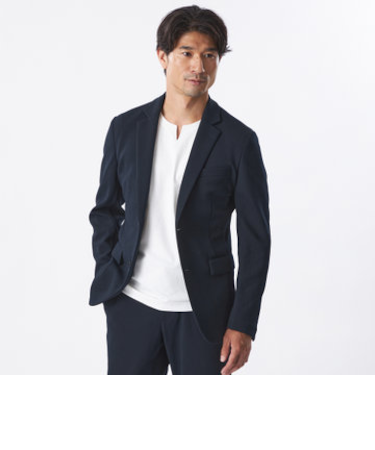 【セットアップ対応】ウェーブ千鳥ジャケット