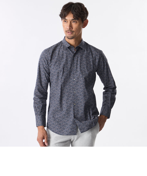 ペイズリープリントシャツ