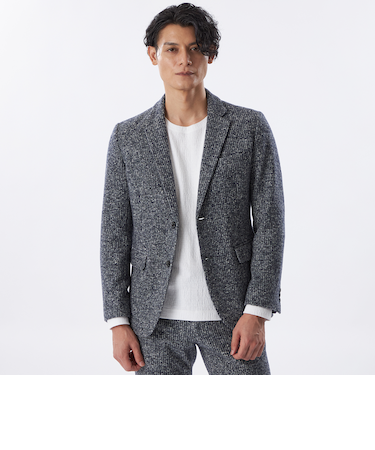 【PRIMA COLLECTION】【セットアップ対応】ミックスパターンジャケット