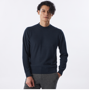 ＊Safari11月号掲載＊ミニマルモックネックニット