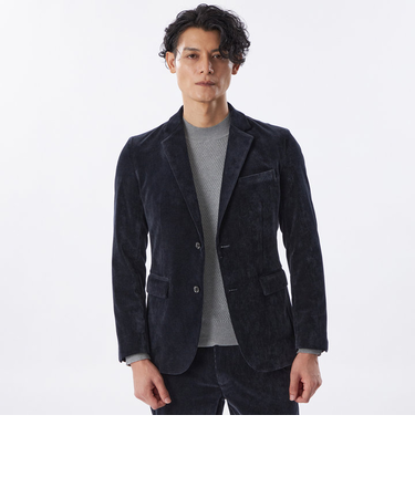 【セットアップ対応】細コーデュロイジャケット