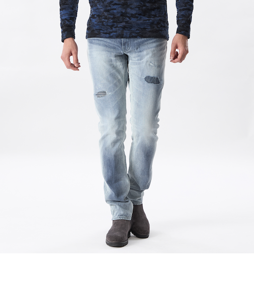 【PRIMA COLLECTION】ダメージソフトストレッチデニム