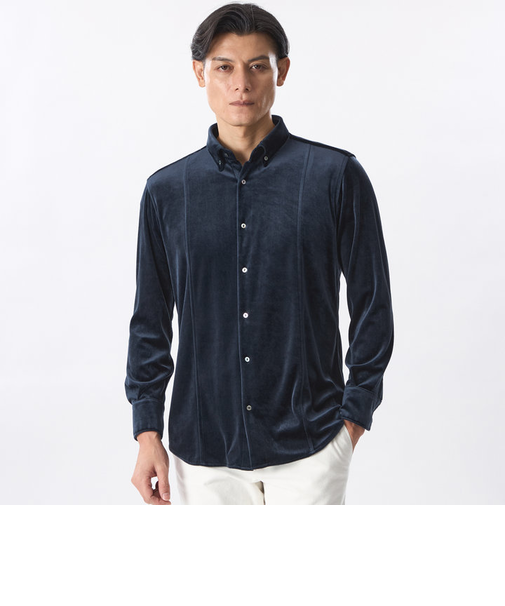 別珍ストレッチシャツ