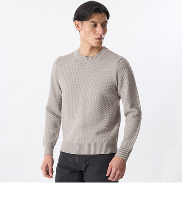 ハニーネストクルーネックニット