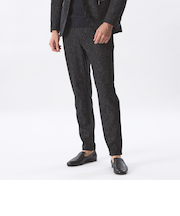 【セットアップ対応】ストライプウールパンツ