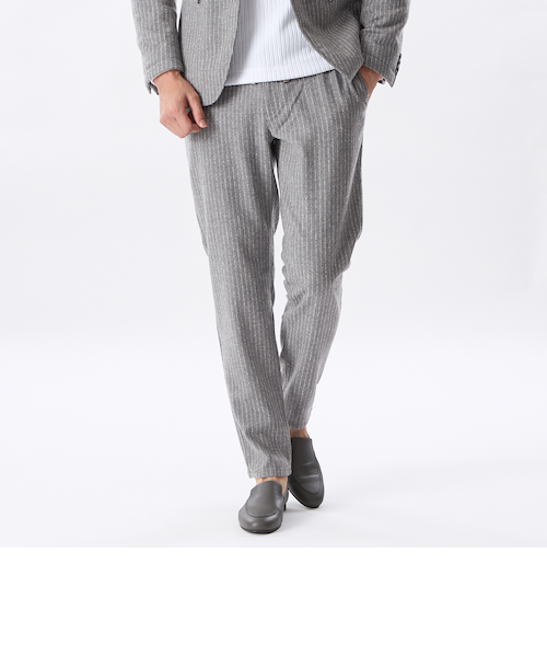 セットアップ対応】ストライプウールパンツ｜エポカ ウォモの通販