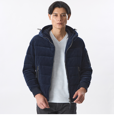 【Safari Lounge別注】ベロアジャージー中わたブルゾン