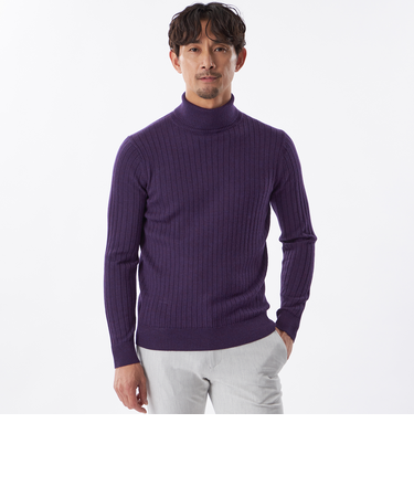 【WEB&一部店舗限定】ソフトウールタートルネックニット