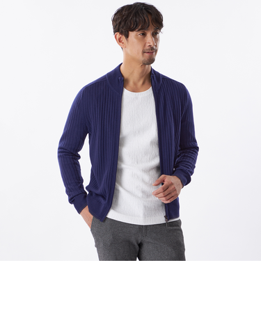 【WEB&一部店舗限定】ジップアップニット