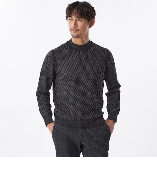 ミックスモックネックニット｜エポカ ウォモの通販｜&mall（アンド