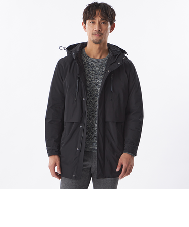 ポリエステルツイルミドルブルゾン