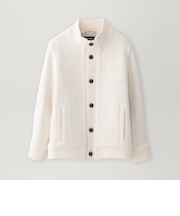 ソフトウールニットブルゾン