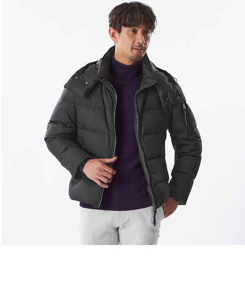 【WEB&一部店舗限定】ミニリップストップダウンブルゾン