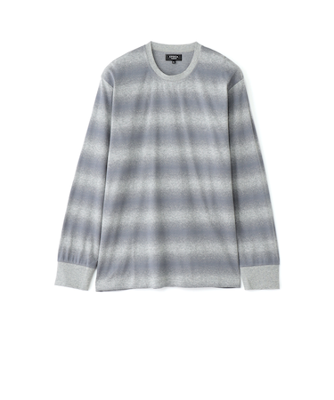 【リラックスウェア】ボーダークルーネックカットソー