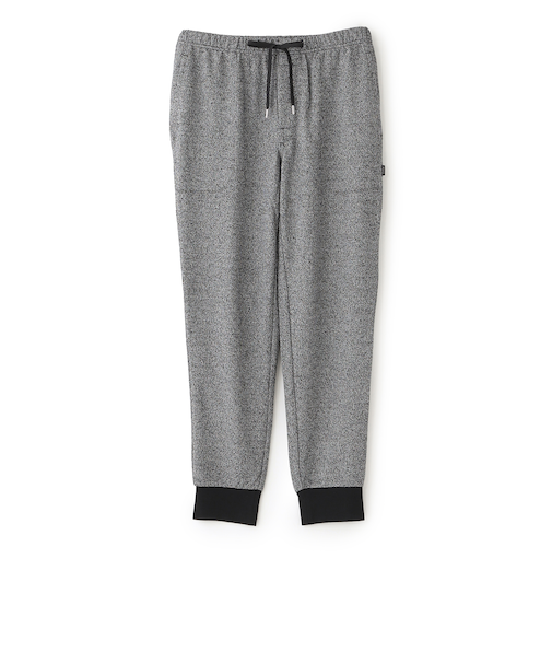 【リラックスウェア】ロングリブテーラードパンツ