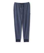 【リラックスウェア】ロングリブテーラードパンツ