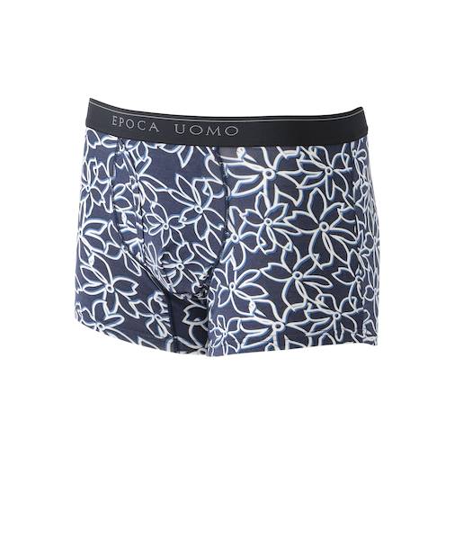 【日本製】ラインフラワーボクサーパンツ