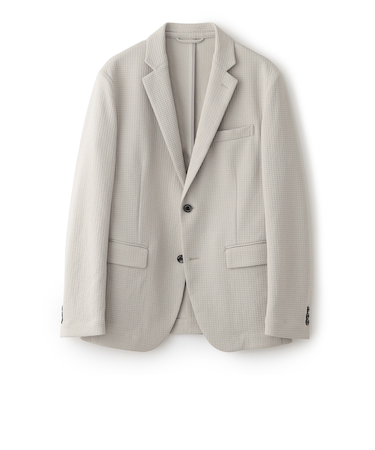 【セットアップ対応】ウェーブワッフルジャケット