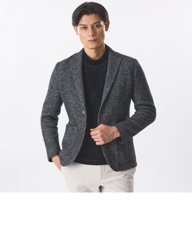 ライトウールニットジャケット