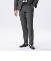 【セットアップ対応】ヘリンボーンジャージースラックス