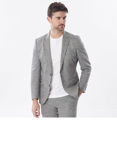 【セットアップ対応】リネンミックスジャケット