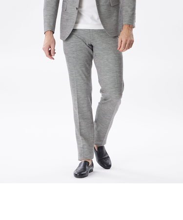 【セットアップ対応】リネンミックススラックス