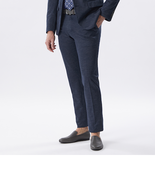 【セットアップ対応】リネンミックススラックス