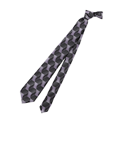 リーフパターンシルクタイ