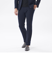 【セットアップ対応】変形ヘリンボーンジャージーパンツ