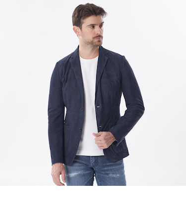 【PRIMA COLLECTION】カーフヌバックレザージャケット