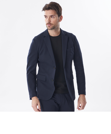 【セットアップ対応】変形ヘリンボーンジャージージャケット