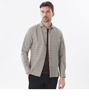 ボタニカルジャカードシャツ