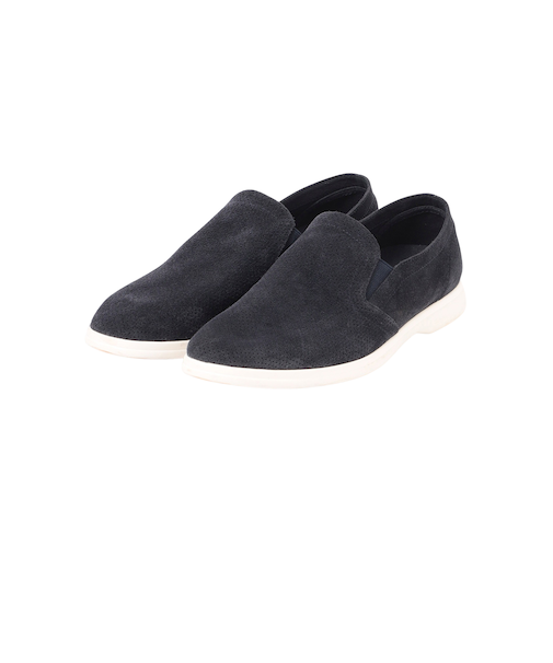 パンチングスエードスリッポン