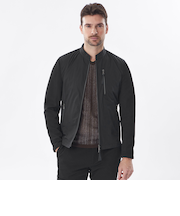 ポリエステルツイルコンビブルゾン