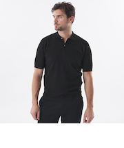 アセテートニットポロ