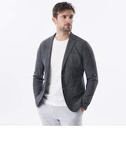 メッシュジャージーカットソージャケット