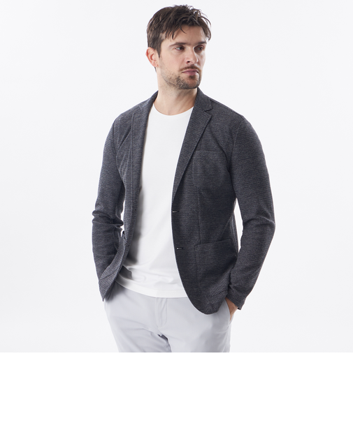 メッシュジャージーカットソージャケット