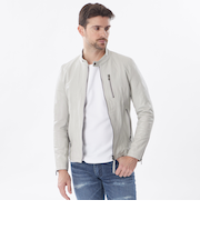 【PRIMA COLLECTION】ラムレザーライダースブルゾン