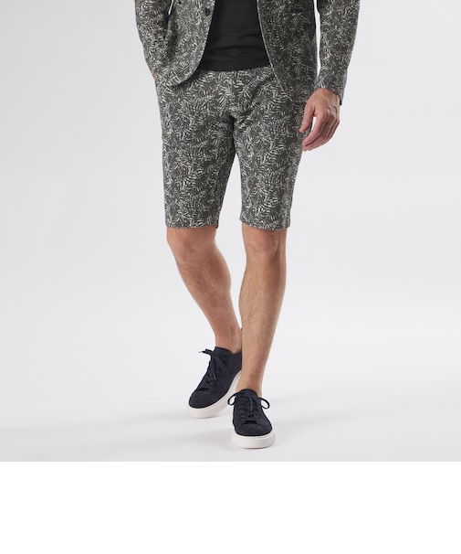 【PRIMA COLLECTION】リーフにじみプリントショートパンツ