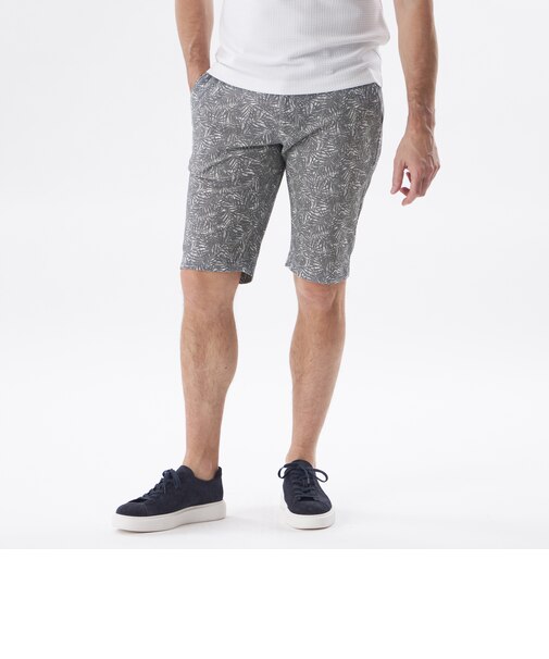 【PRIMA COLLECTION】リーフにじみプリントショートパンツ