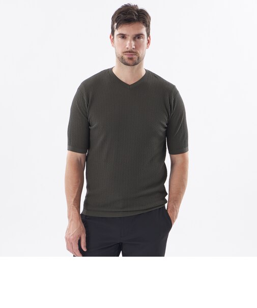 【WEB&一部店舗限定】ドライタッチニットT