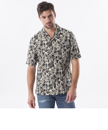 【PRIMA COLLECTION】オープンカラーインポートシャツ