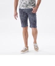 【PRIMA COLLECTION】プリントデニムショートパンツ