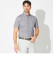 ブライトポリエステルシャツショートスリーブシャツ