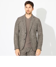 【PRIMA COLLECTION】【セットアップ対応】スライバーニットジャケット