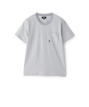 凹凸ジャカードクルーネックTシャツ
