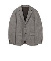 *Safari12月号掲載*【セットアップ対応】リングヤーンミックスジャケット